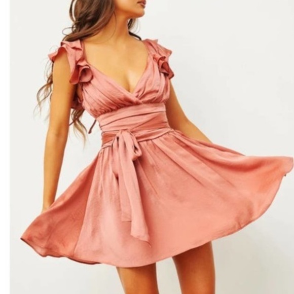 sage and paige pink dress Sage paige pink dress